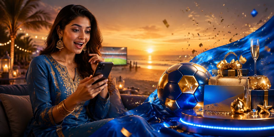VIP player enjoying exclusive promotions by the beach in Goa at 345000